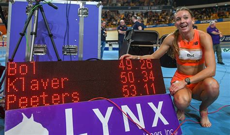 World indoor 400m record falls to Femke Bol - AW