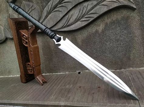 Spear,Spring steel blade,Cold weapon – Chinese Sword store