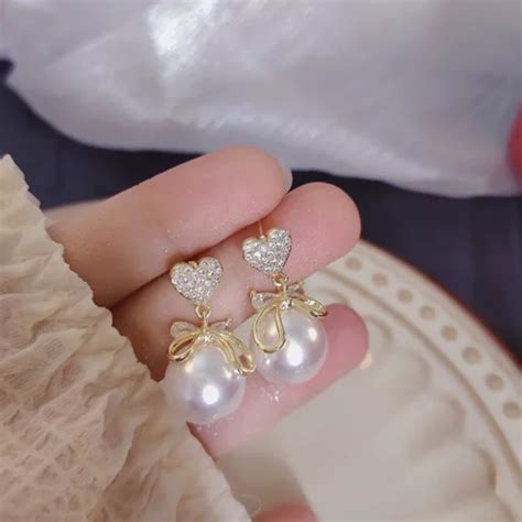 Bow & Pearl Earrings | Fashion Jewellery | Pearl Earrings | Gift For Her