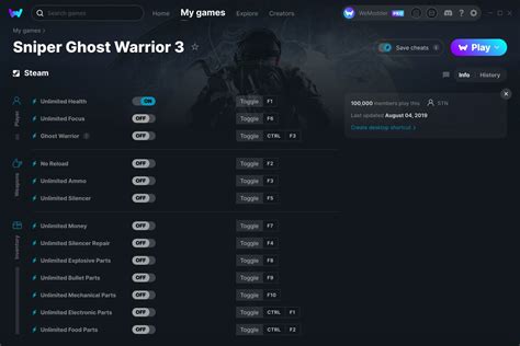 Sniper Ghost Warrior 3 Cheats & Trainers for PC | WeMod