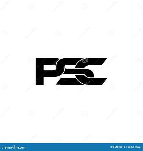 Letter PSC Simple Monogram Logo Icon Design. Stock Vector - Illustration of corporate, home ...