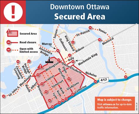 City of Ottawa on Twitter: "As announced by Ottawa Police today (Feb 17), here is the map of the ...