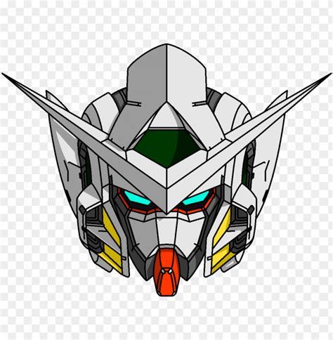 Free download | HD PNG undam head png image library download gundam exia PNG transparent with ...