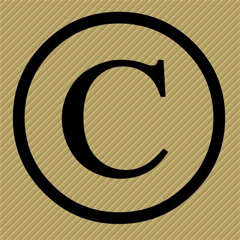 Copyright Symbol C Free Stock Photo - Public Domain Pictures