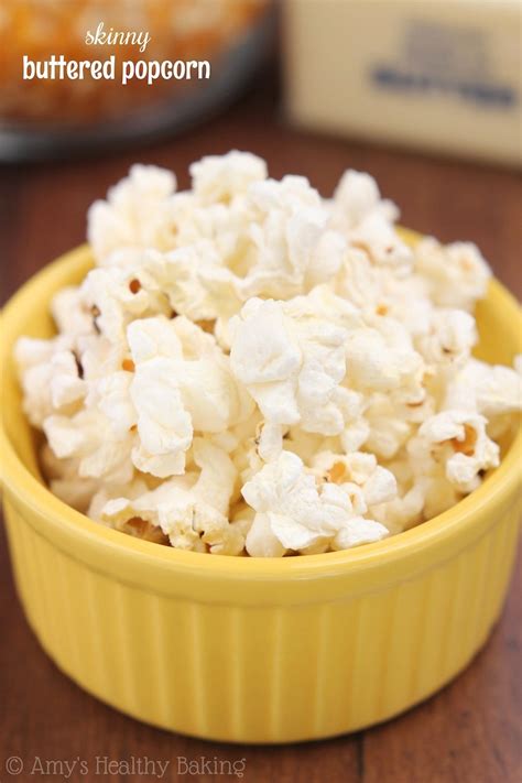 Skinny Buttered Popcorn | Amy's Healthy Baking