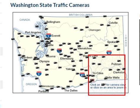 Map Of Wsdot Cameras - Kanya Jolene