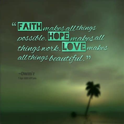 Hope And Faith Quotes