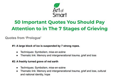 Top 50 Quotes for Your Essay on The 7 Stages of Grieving ️