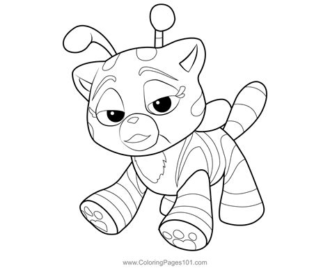 Cat Bee Poppy Playtime Coloring Page for Kids - Free Poppy Playtime ...