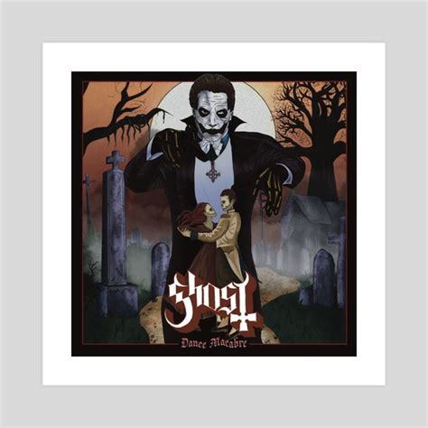 Dance Macabre (with Ghost logo), an art print by Aliaceyart - INPRNT