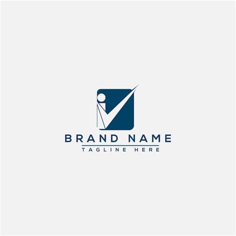 Premium Vector | Iv logo design template vector graphic branding element