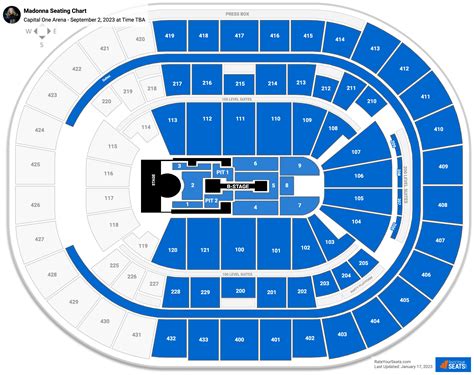 Capital One Arena Concert Seating Chart - RateYourSeats.com