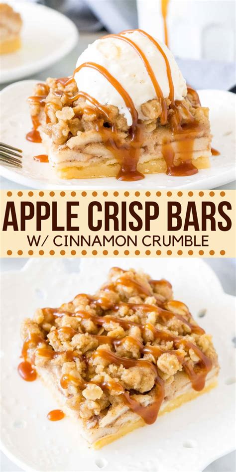 Apple Crisp Bars - Just so Tasty