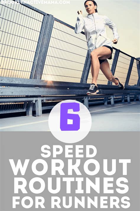 6 Speed Workout Routines For Runners - Brooklyn Active Mama