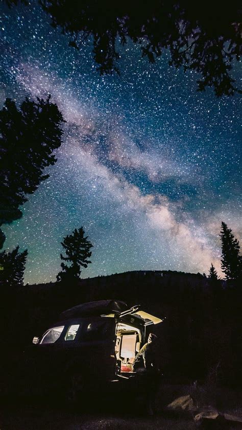 Camping in the starry night. Starry night, Starry night HD phone wallpaper | Pxfuel