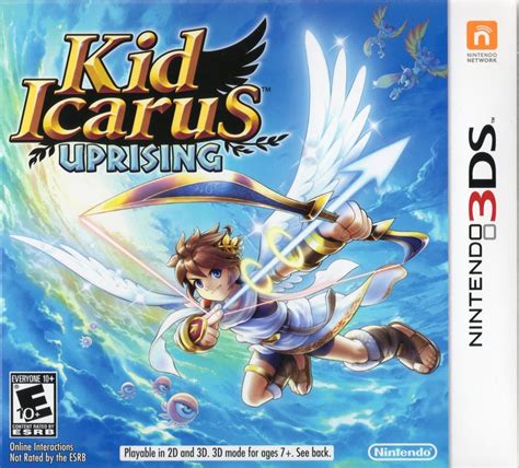 Kid Icarus: Uprising (2012) Nintendo 3DS box cover art - MobyGames