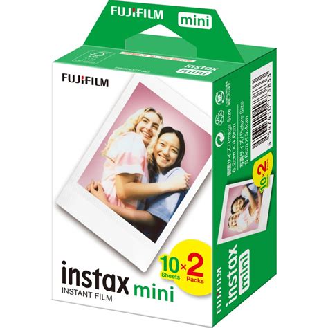 Fujifilm instax Mini Film 20 Pack - White | BIG W