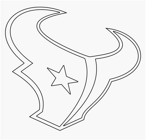 Houston Texans Drawing Logo Stencil - Houston Texans Svg Free, HD Png ...