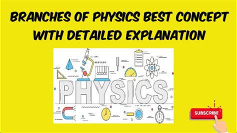 Branches of Physics | Lecture 03 | - YouTube