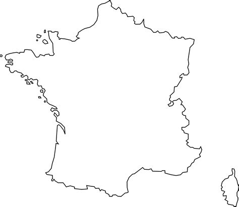 Country Maps Clipart Photo Image - france-outline-map-clipart--17 ...