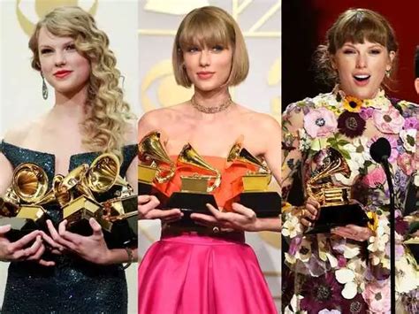 Taylor Swift becomes the 1st woman in Grammys history to win album of ...