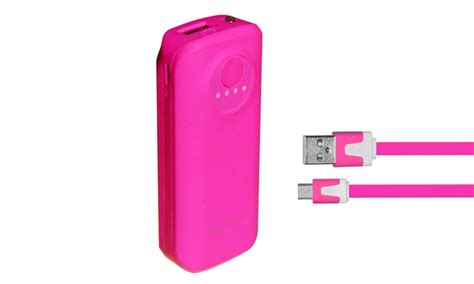 Up To 73% Off on 5,600mAh Compact Power Bank | Groupon Goods