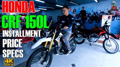 HONDA CRF 150L | INSTALLMENT PRICE | SPECS - YouTube