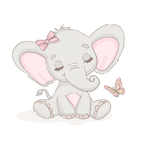 Baby Elephant Vector Art, Icons, and Graphics for Free Download