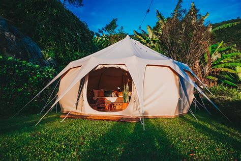Camping Tent on Grass Lawn · Free Stock Photo