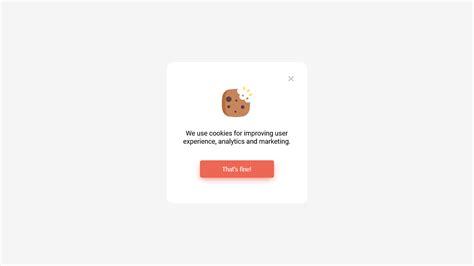 COOKIES POPUP UI DESIGN