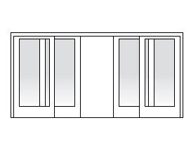 Andersen 400 Series Frenchwood Gliding Patio Doors