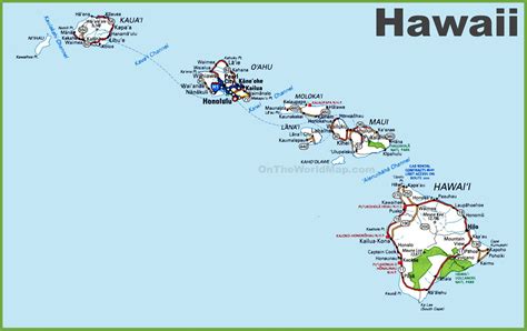 Hawaii road map