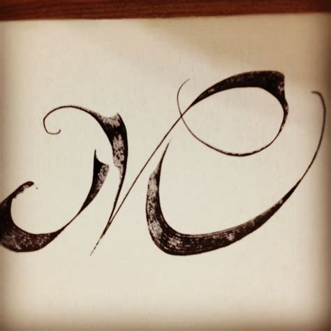 Fancy Calligraphy Capital M / It usually involves a nibbed pen the ...