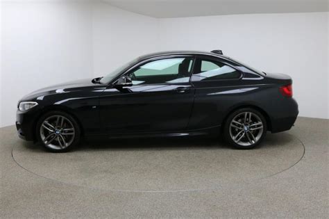 Used 2015 BLACK BMW 2 SERIES Coupe 2.0 220D M SPORT 2d AUTO 188 BHP for sale in Manchester ...