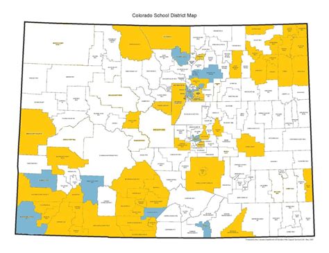 Colorado School district map | CDE