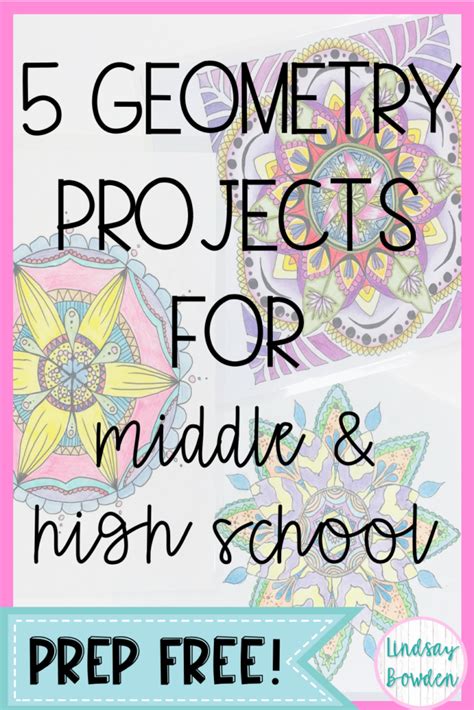 5 Geometry Projects for Middle and High School - Lindsay Bowden