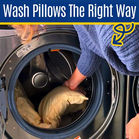 How to Wash Pillows In A Washing Machine (Easy Steps & Video Guide ...