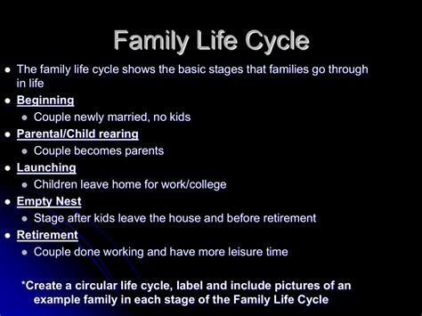 Family Life Cycle