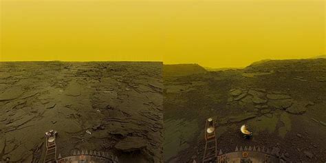 The surface of Venus as seen from Soviet Venera probes in 1981 ...