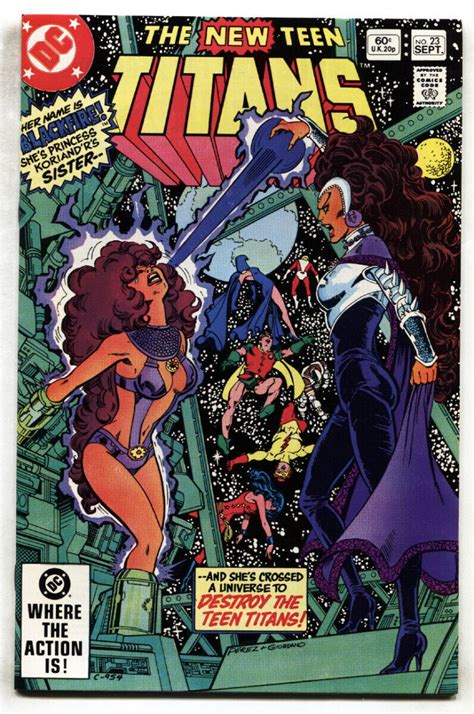 NEW TEEN TITANS #23 comic book-First full BLACKFIRE-NM- | International - Comic Books, DC Comics ...