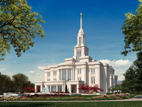 Artist Rendition of Payson Utah Temple