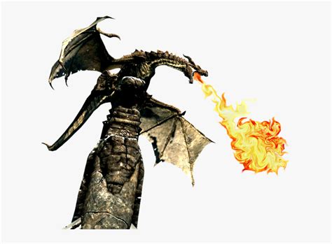 Dragon Clipart Fire Breathing Dragon - Elder Scrolls Skyrim Dragon ...