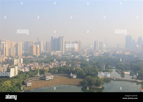 Liwan lake park cityscape in Guangzhou China Stock Photo - Alamy