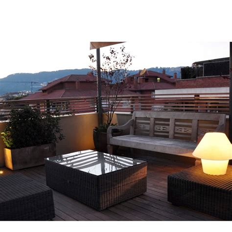 FARO BARCELONA VERSUS-E White Outdoor Table Lamp