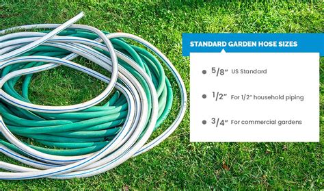 Garden Hose Sizes (Standard Length & Diameter) - Designing Idea