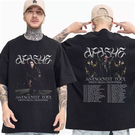 Apashe Antagonist Tour 2023 Shirt, Apashe 2023 Concert Shirt, Apashe ...