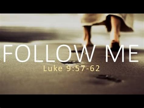 Cost of Following Jesus - Luke 9:57-62 - YouTube