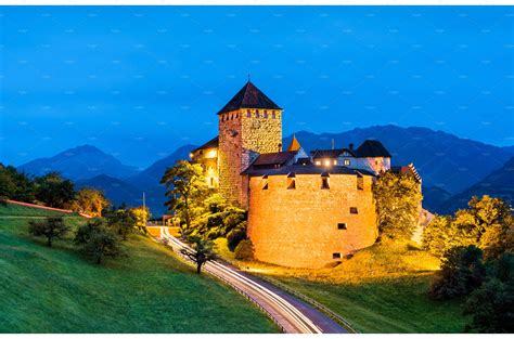 Vaduz Castle in Liechtenstein at | Architecture Stock Photos ~ Creative Market