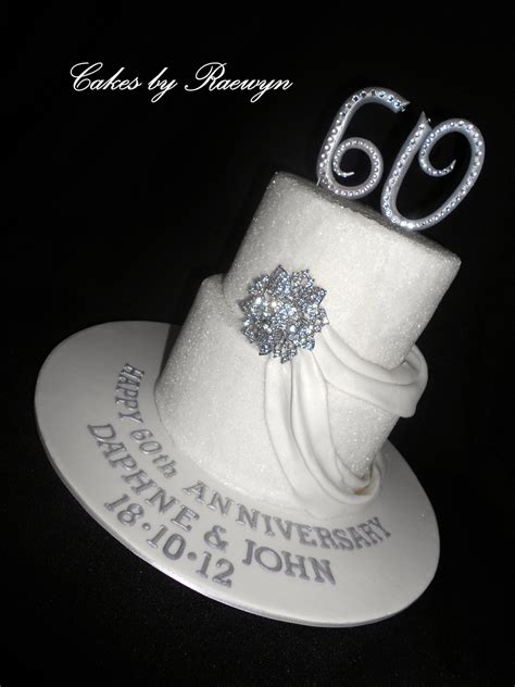 Diamond Wedding Anniversary Cake - CakeCentral.com