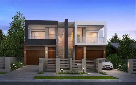 Luxury Modern Duplex Home Plans House Plan - JHMRad | #128008